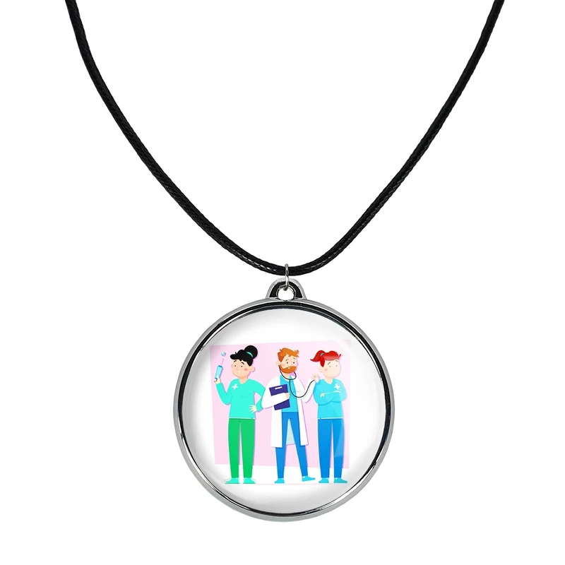 گردنبند خندالو مدل پزشک و پرستار کودکانه کد 3650636495