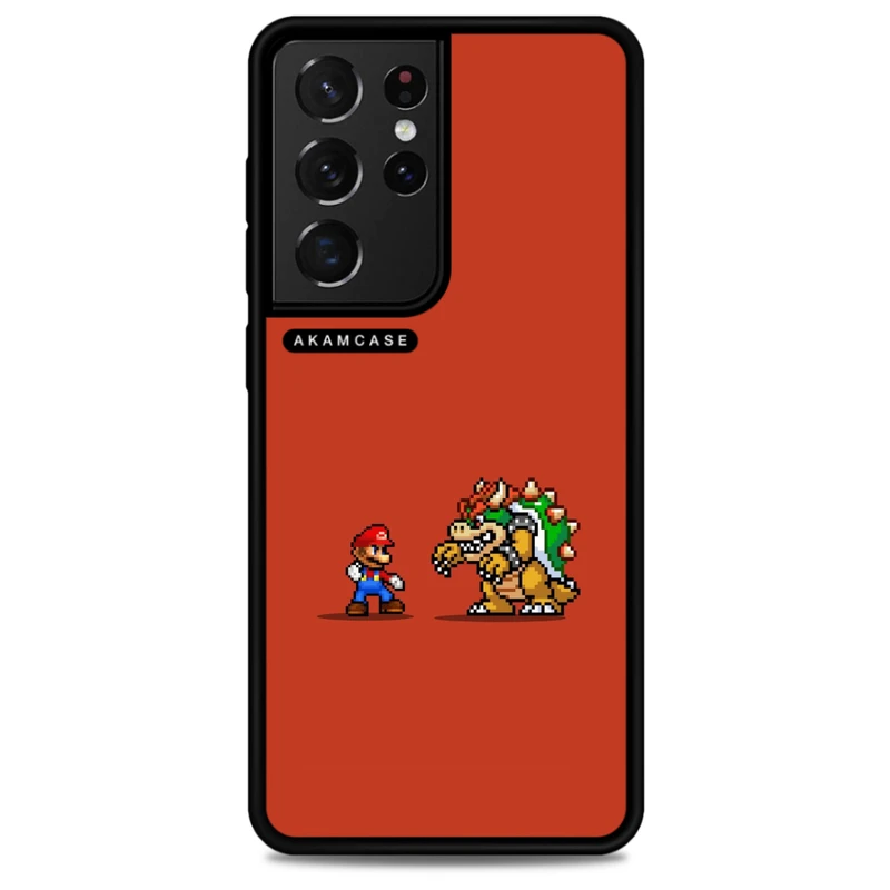 کاور آکام مدل AMCWSGS21U-SUPER MARIO16 مناسب برای گوشی موبایل سامسونگ Galaxy S21 Ultra