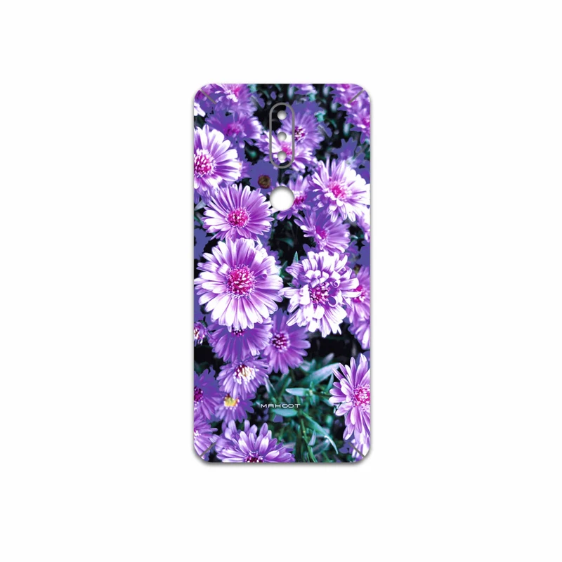 برچسب پوششی ماهوت مدل Purple-Flower مناسب برای گوشی موبایل نوکیا 2.4