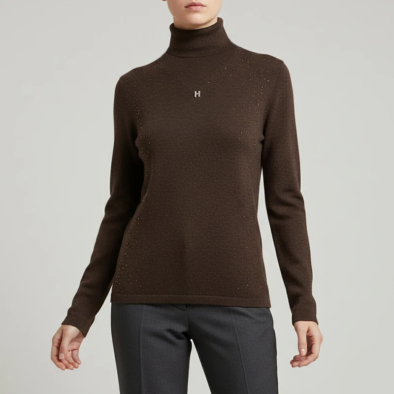 پلیور یقه اسکی زنانه مدل 02