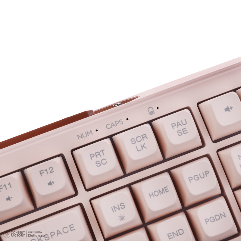 کیبورد بی سیم لاجی کی مدل K330CW، سوییچ ممبران، Full-Size، نورپردازی RGB