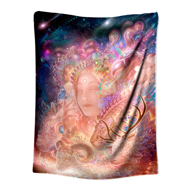  پوستر پارچه ای مدل بکدراپ بلک لایت کد 1360