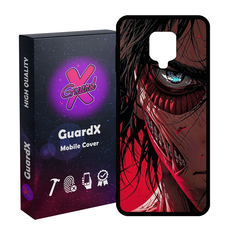 کاور گارد ایکس طرح صورت مدل 10965 مناسب برای گوشی موبایل شیائومی Redmi Note9 Pro/Note 9 Pro Max/Redmi Note 9S/MI Poco M2 Pro