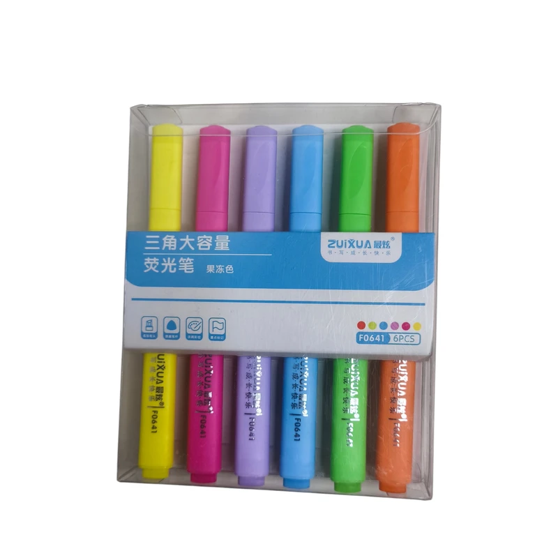 ماژیک علامت گذار مدل پاستلی بسته 6 عددی