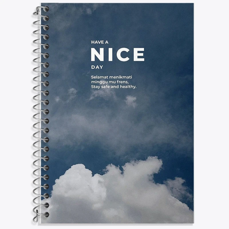 دفتر لغت 50 برگ خندالو طرح Have A Nice Day کد F710