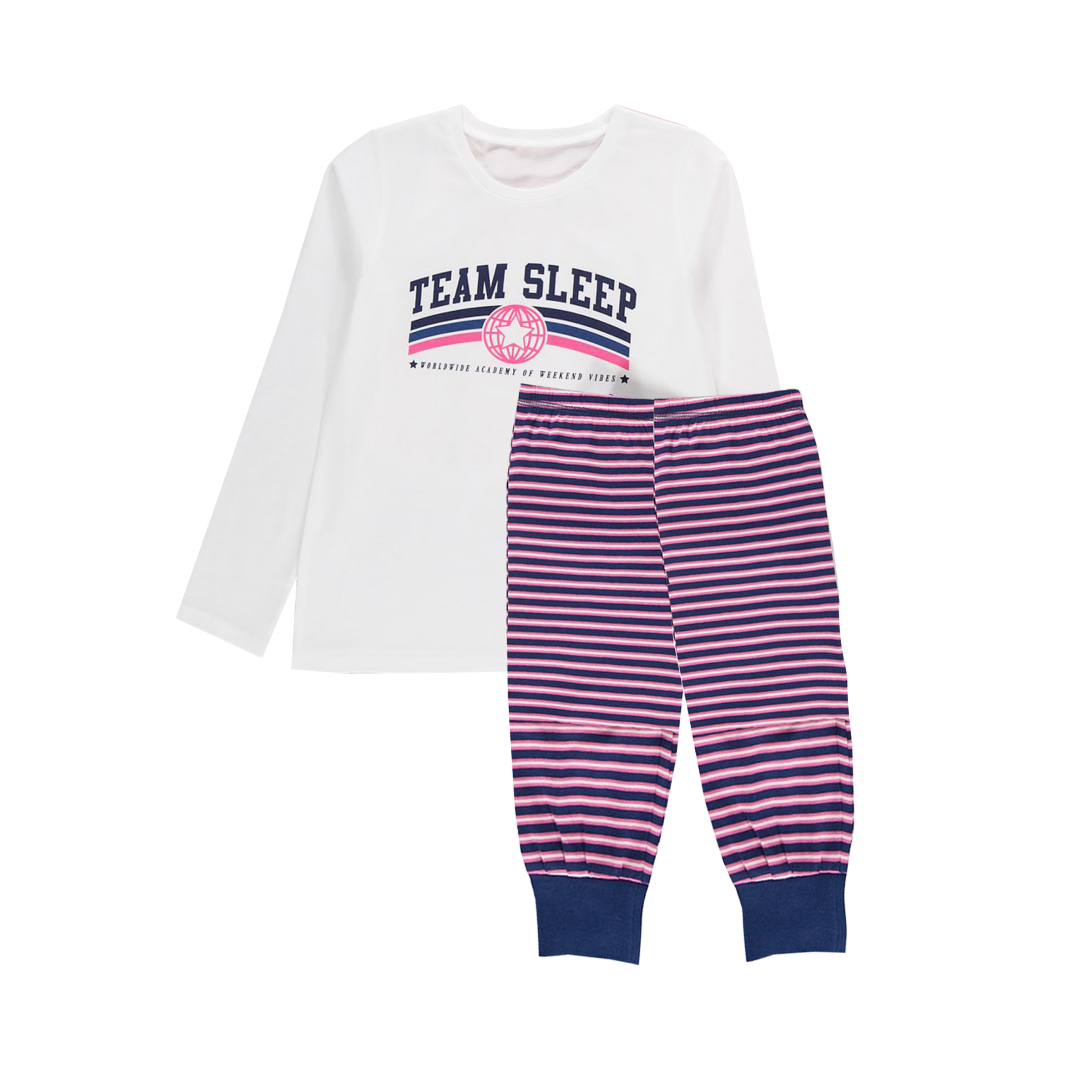 ست تی شرت و شلوار پسرانه جورج مدل team-sleep