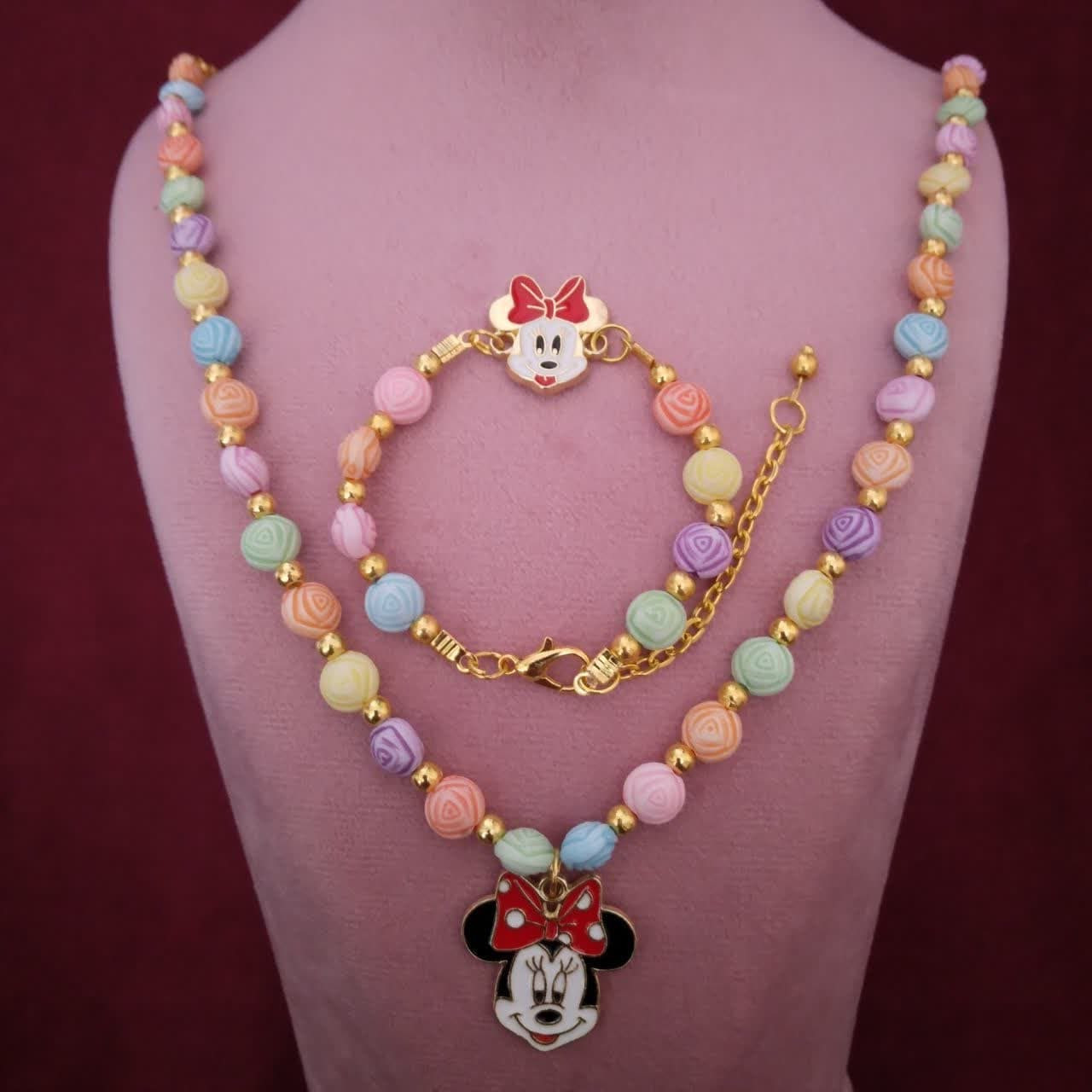 نیم ست دخترانه مدل میکی موس