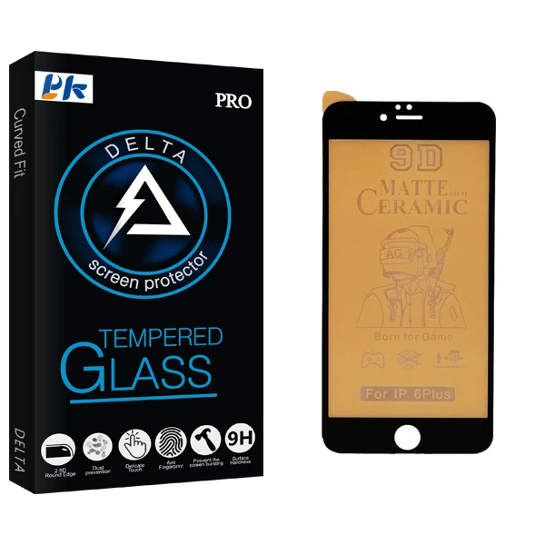 محافظ صفحه نمایش مات پی کی مدل Delta Glass مناسب برای گوشی موبایل اپل IPHONE 6S PLUS