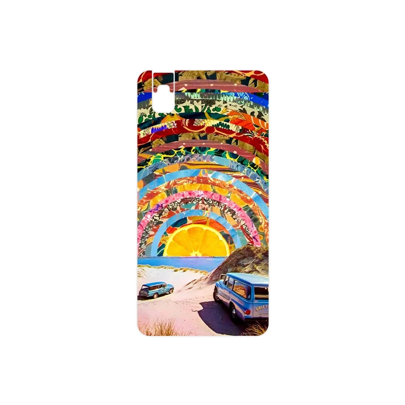 برچسب پوششی ماهوت مدل Collage of Orange Sky مناسب برای گوشی موبایل هوآوی Shot X