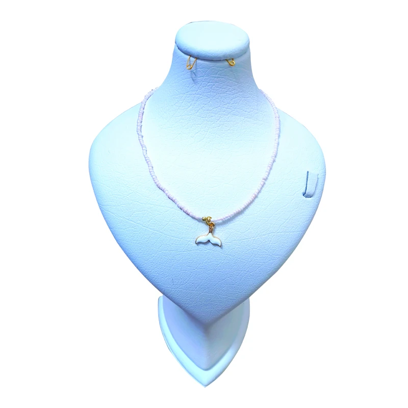 گردنبند زنانه مدل Whale tail کد WW_7777