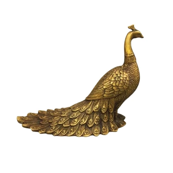 مجسمه برنزی مدل طاووس زودیاک طرح سلطنتی کد CHINA1