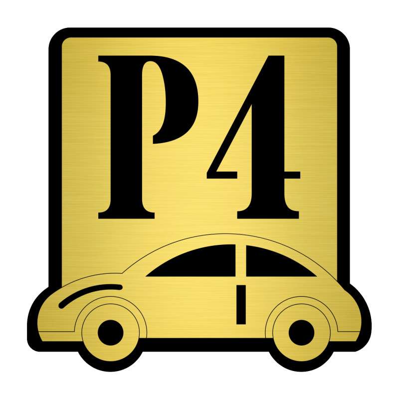 تابلو نشانگر کازیوه طرح پارکینگ شماره 4 کد P-BG 04