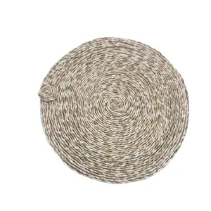 رومیزی حصیری طرح گرد کد 2021