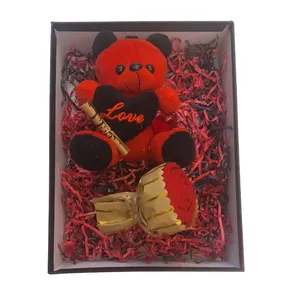 ست هدیه عروسک مدل خرسی 25*19*7 سانتی متر