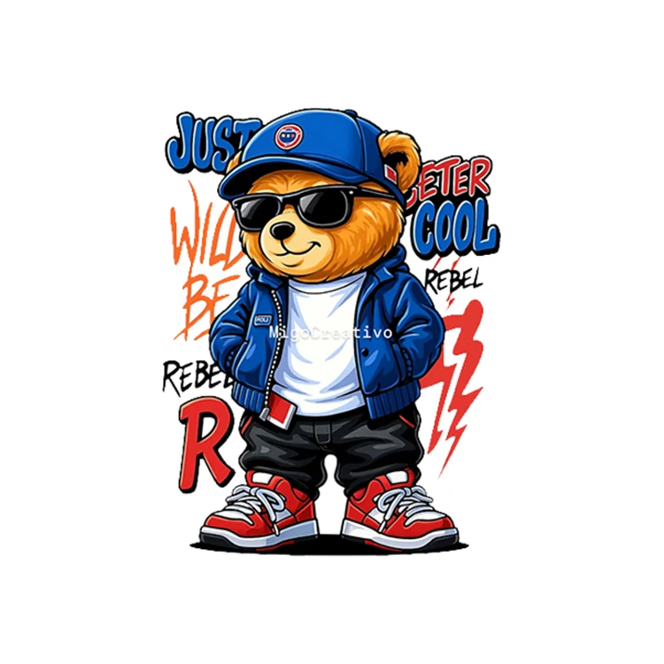 استیکر پارچه و لباس پاد آفرین مدل تدی کد 741