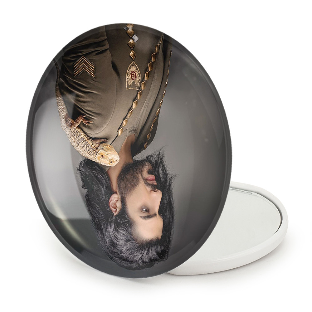 آینه جیبی خندالو طرح رهام هادیان ماکان بند مدل تاشو کد 2547