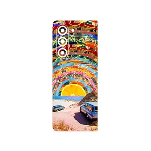 MAHOOT Collage of Orange Sky Cover Sticker for Samsung Galaxy Z Fold 5