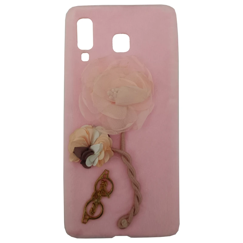 کاور مدل عروسکی کد 48-0 طرح گل مناسب برای گوشی موبایل سامسونگ Galaxy A8 STAR