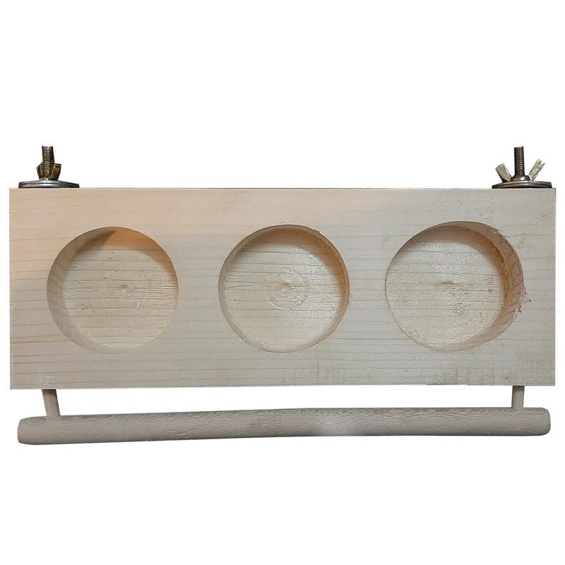 ظرف دان پرندگان مدل سه سوراخ