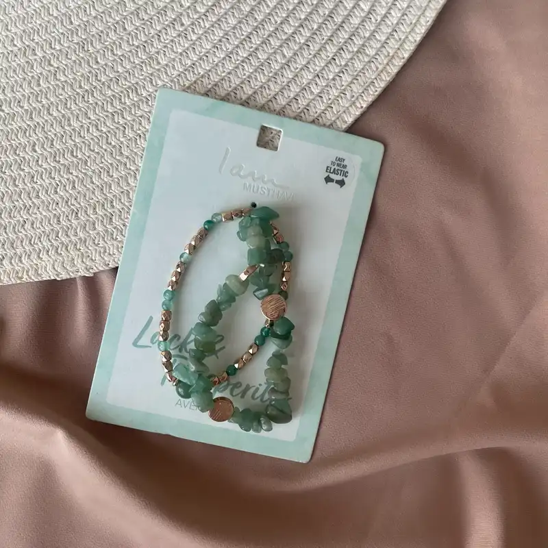 دستبند زنانه آی ام مدل AB1159-014 بسته 2 عددی