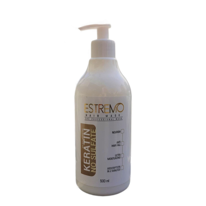 ماسک مو استرمو مدل KERATIN حجم 500 میلی لیتر