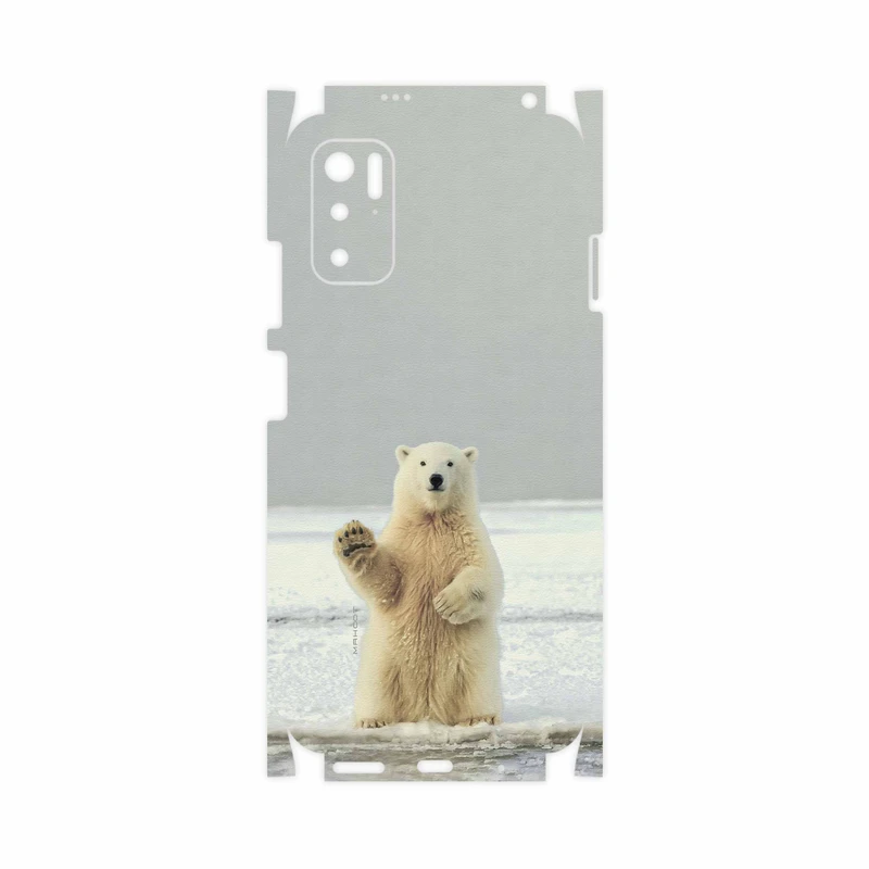 برچسب پوششی ماهوت مدل Polar-bear-FullSkin مناسب برای گوشی موبایل نوکیا G10