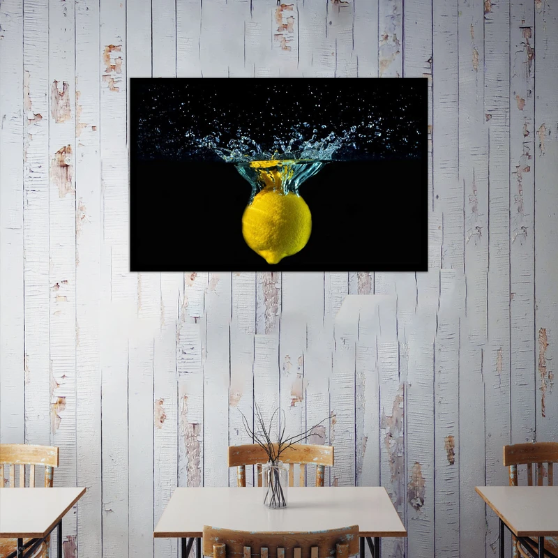 تابلو بکلیت طرح لیمو میوه و مرکبات مدل B-bu1033