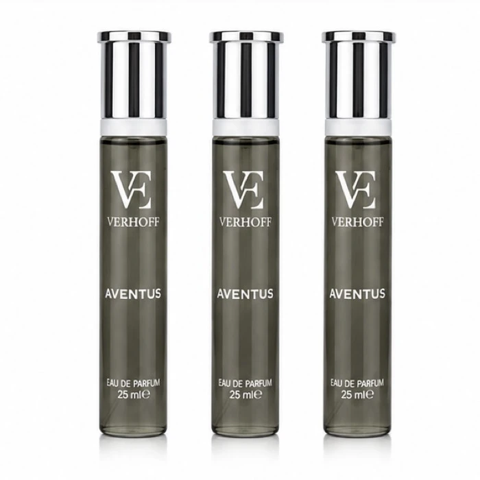 عطر جیبی مردانه ورهف مدل اونتوس حجم ۲۵ میلی لیتر بسته ۳ عددی