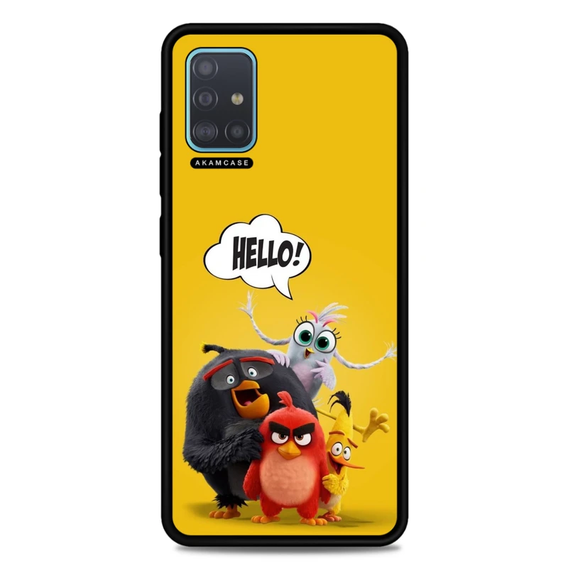 کاور آکام مدل AMC-WSGA51-ANGRY BIRDS17 مناسب برای گوشی موبایل سامسونگ Galaxy A51