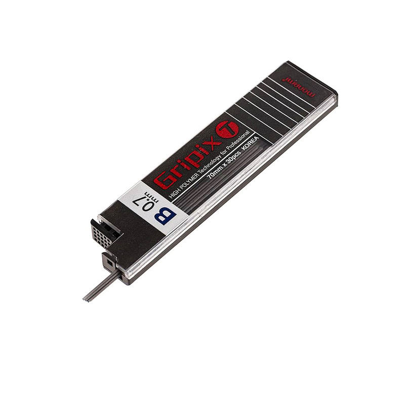 نوک مداد نوکی 0.7 میلی متری مونامی مدل Gripix-T بسته 3 عددی