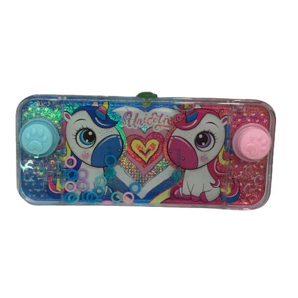 واتر گیم مدل دو دکمه طرح یونیکورن کد 04