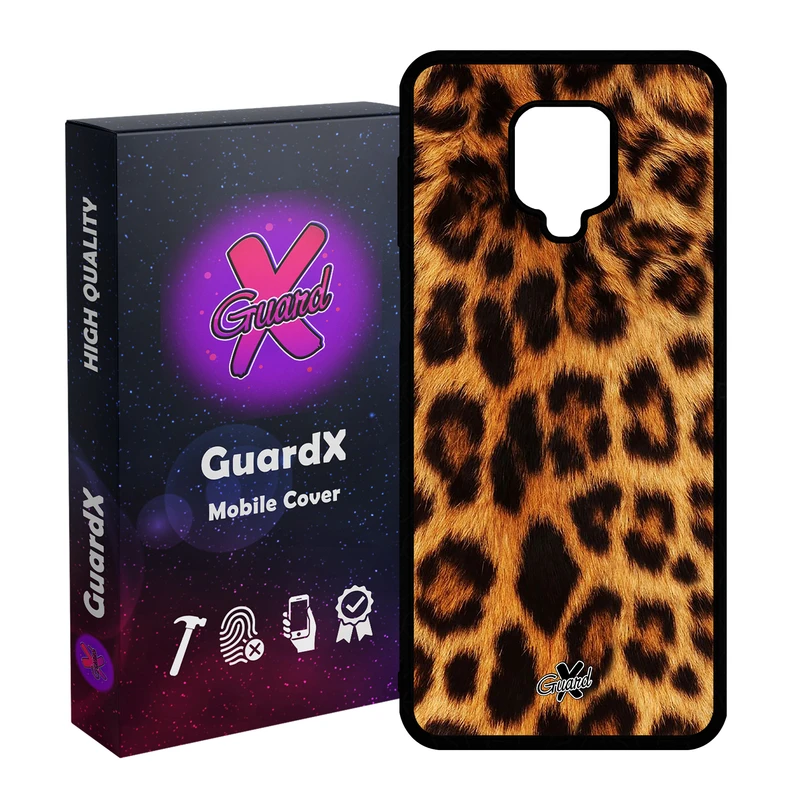 کاور گارد ایکس طرح Leopard مدل Glass10095 مناسب برای گوشی موبایل شیائومی Redmi Note 9S / Note 9 Pro / Note 9 Pro Max