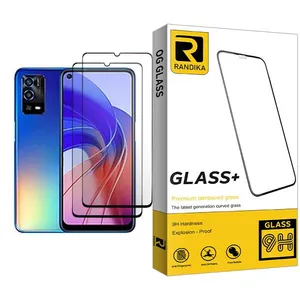 Randika Randika Glass MIX002 Screen Protector For Oppo A55 Pack Of 2