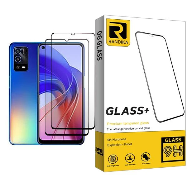 محافظ صفحه نمایش راندیکا مدل Randika Glass MIX002 مناسب برای گوشی موبایل اوپو A55 بسته دو عددی