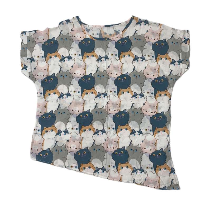 بلوز آستین کوتاه زنانه مدل بغل گره خور