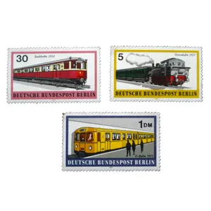 تمبر یادگاری مدل قطار کد a-852 مجموعه 3 عددی