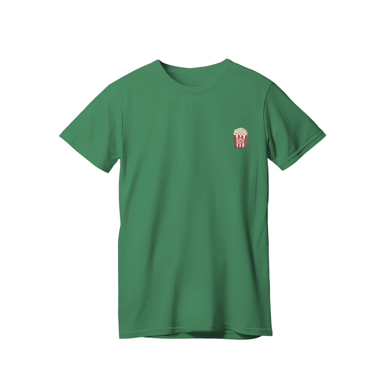 تی شرت آستین کوتاه زنانه مدل پاپ کورن