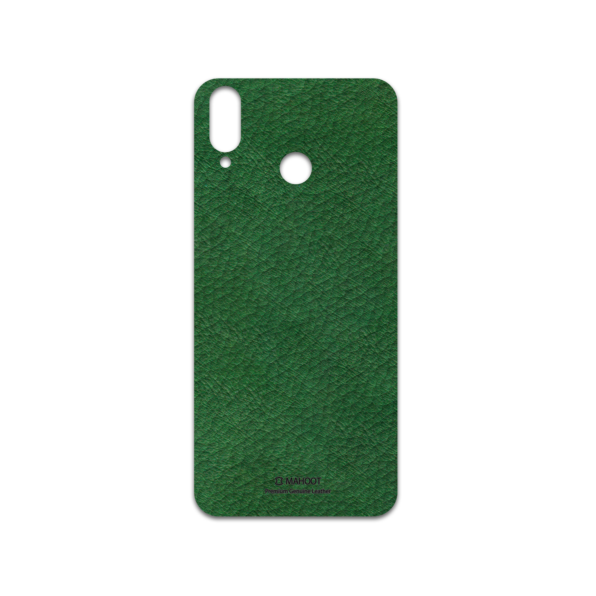 برچسب پوششی ماهوت مدل Green-Leather مناسب برای گوشی موبایل جی پلاس Q10