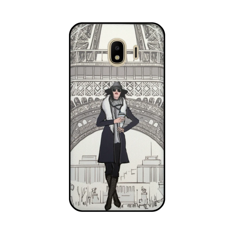کاور  دکین مدل Trenday طرح Beauti Girl مناسب برای گوشی موبایل سامسونگ Galaxy J4 2018
