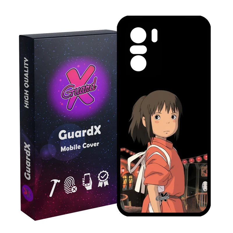 کاور گارد ایکس طرح Spirited Away Anime مدل Glass10574 مناسب برای گوشی موبایل شیائومی Poco F3/MI 11X/MI 11X Pro/Redmi K40/K40 Pro