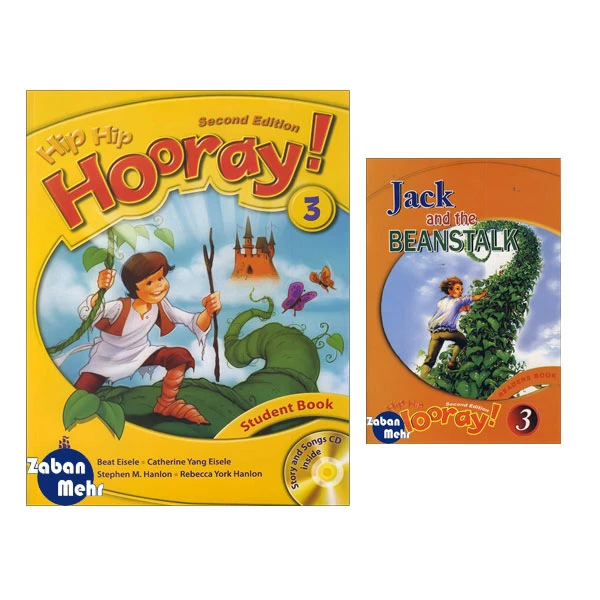کتاب Hip Hip Hooray 3 Student Readers Book اثر جمعی از نویسندگان انتشارات زبان مهر 2جلدی