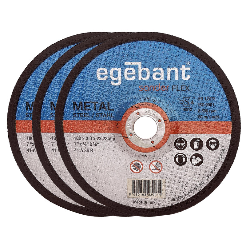 صفحه سایش آهن اگبانت مدل ART-Eg-180x60-3  مجموعه 3 عددی