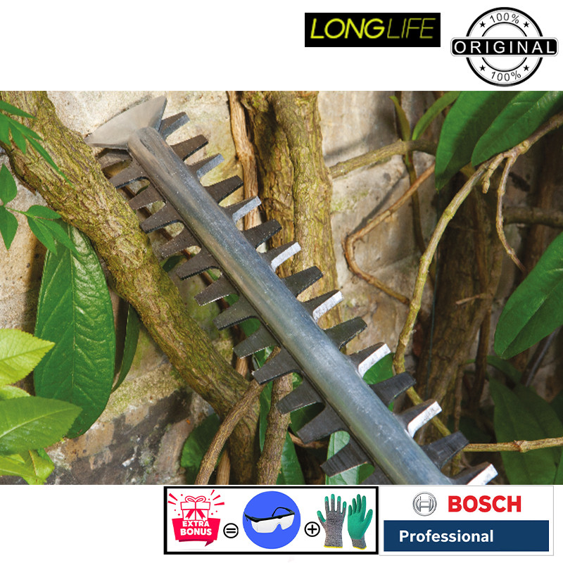 شمشاد زن برقی بوش مدل Universal HedgeCut 50 + Gardening glasses and gloves