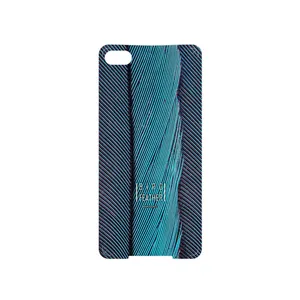 MAHOOT Turquoise feathers Cover Sticker for BlackBerry Z30