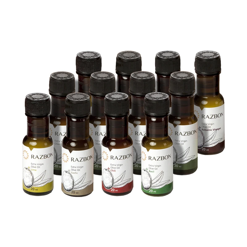 روغن زیتون فرابکر با بو رزبن - 20 میلیلیتر بسته 12 عددی