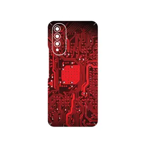 MAHOOT Red_Printed_Circuit_Board Cover Sticker for Wiko T50