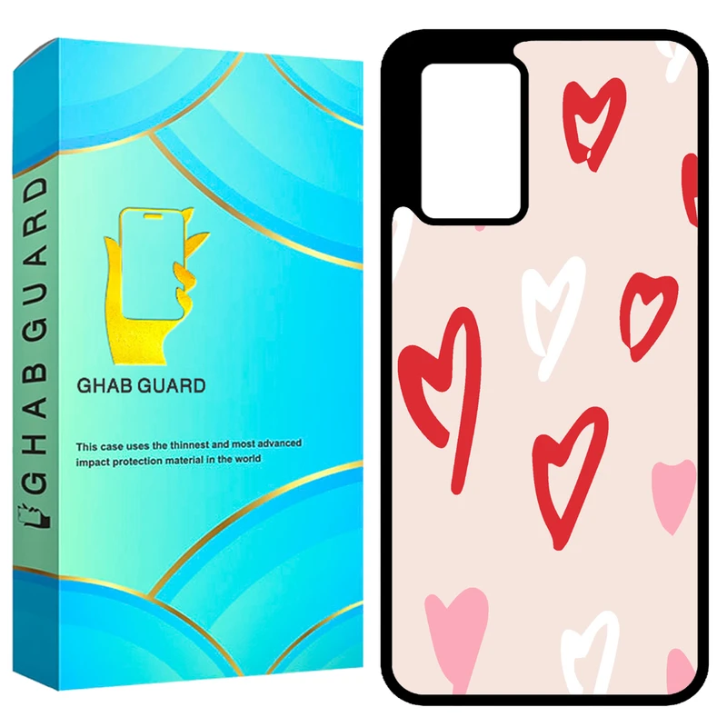 کاور قاب گارد طرح قلب مدل GCHP11S مناسب برای گوشی موبایل شیائومی Redmi Note 11 4G / Redmi Note 11S 4G