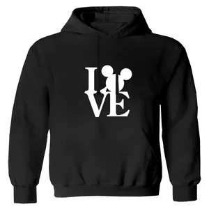 هودی دخترانه مدل گربه F8 LOVE رنگ مشکی