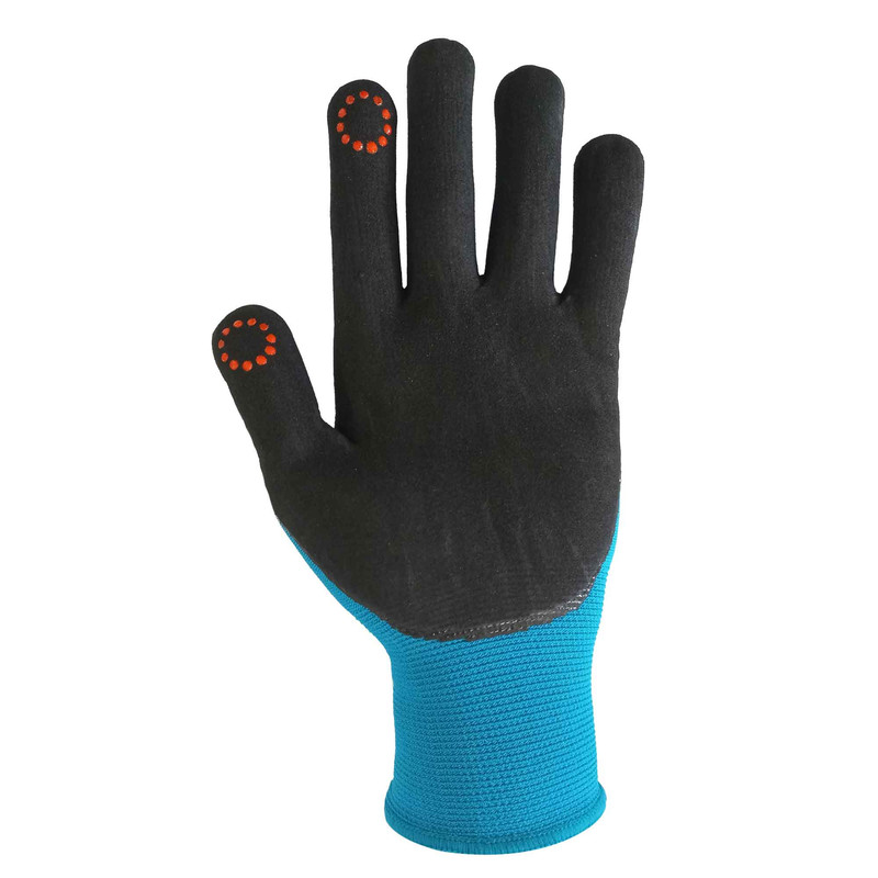 دستکش ایمنی مدل نیتریل فوم انگشت تاچ