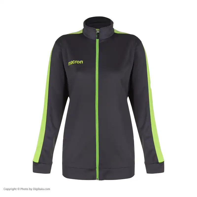 سویشرت ورزشی زنانه مکرون مدل اسکا پلاس رنگ مدادی فسفری